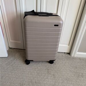 Away Bigger Carryon Taupe Rolling Suitcase